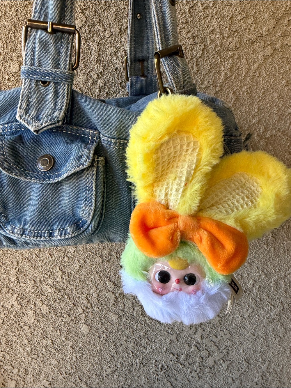 Baby Three Vanity Mirror V2 a yellow bunny design